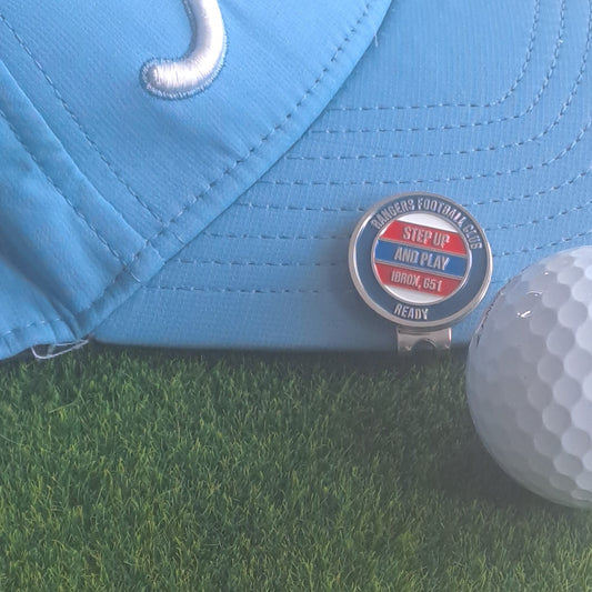 Glasgow Rangers Metal Golf Ball Marker and Cap Clip