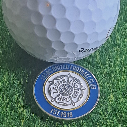 Leeds United Golf Ball Marker with Pitch Mark Tool