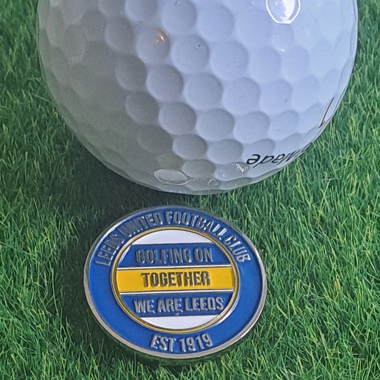 Leeds United Golf Ball Marker with Cap Clip
