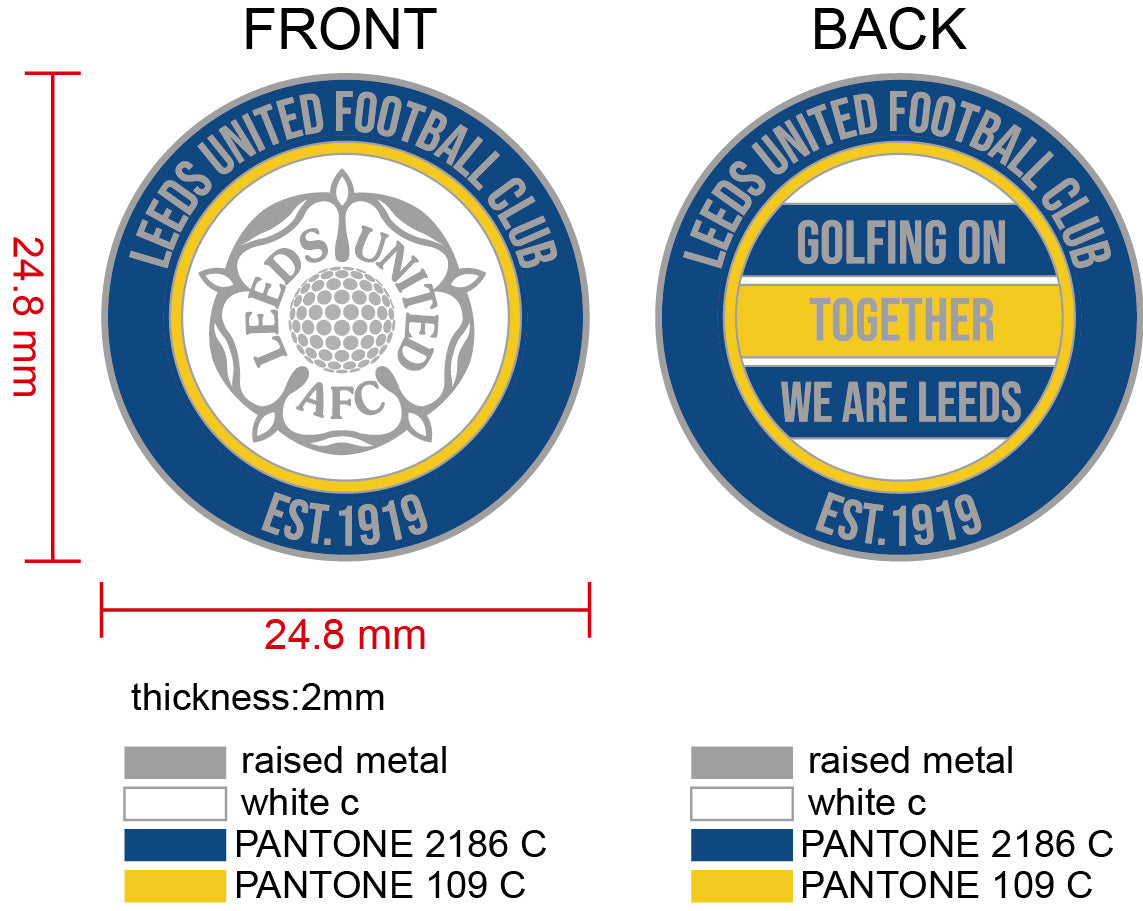 Leeds United Golf Ball Marker