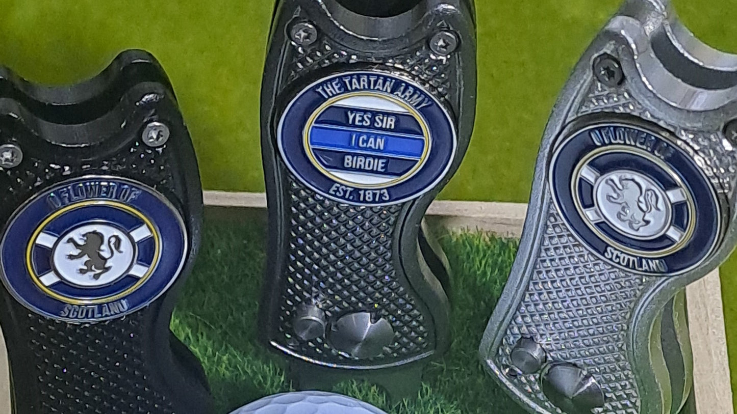 Scotland Football Golf Ball Marker