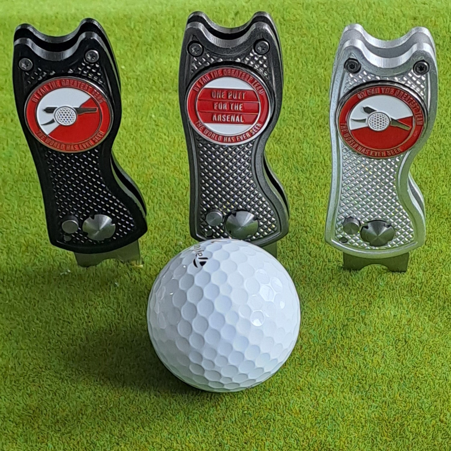 Arsenal Themed Golf Ball Markers