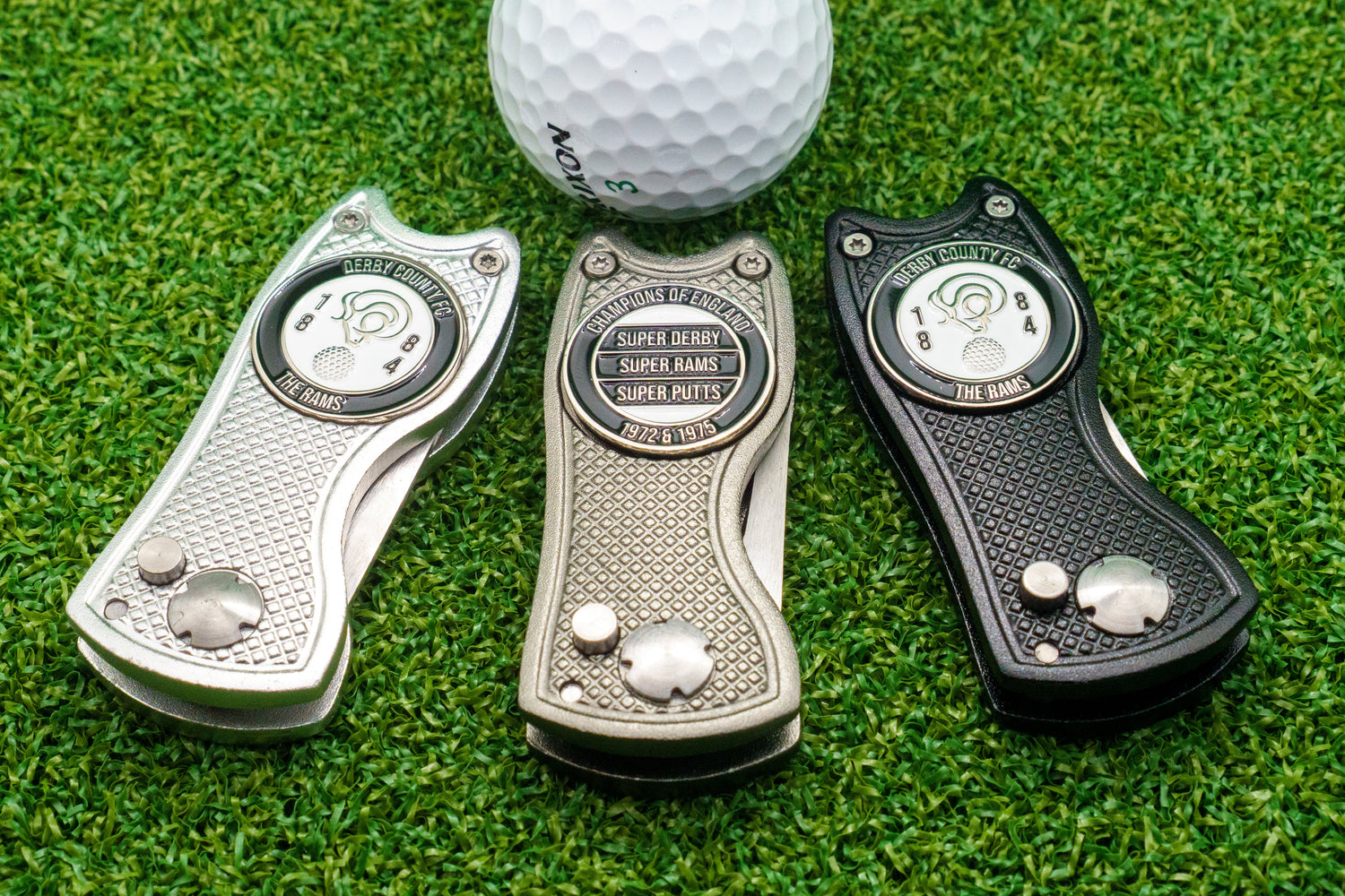 Derby Themed Golf Ball Markers