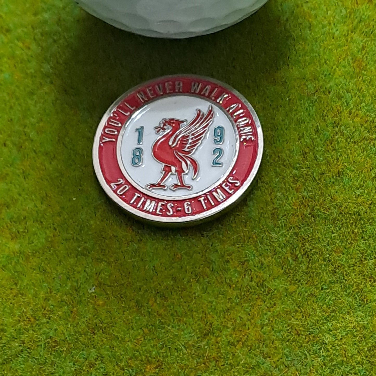 Liverpool Metal Golf Ball Marker