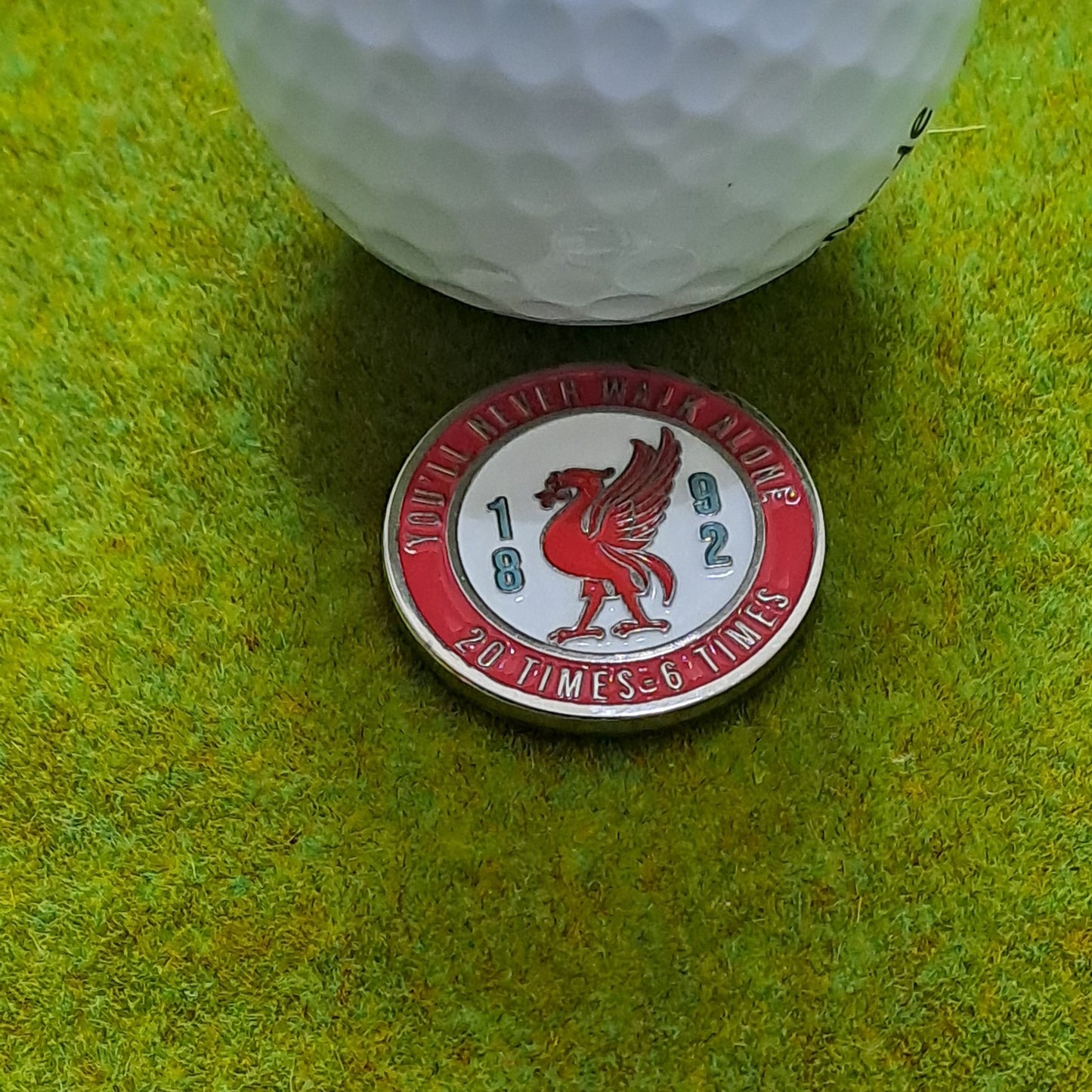 Liverpool Metal Golf Ball Marker