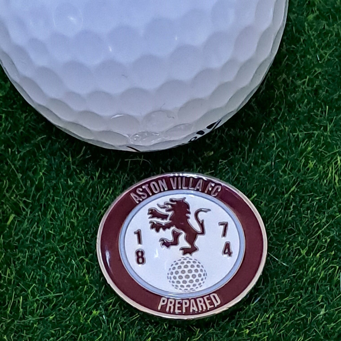 Aston Villa Golf Ball Marker with Cap Clip