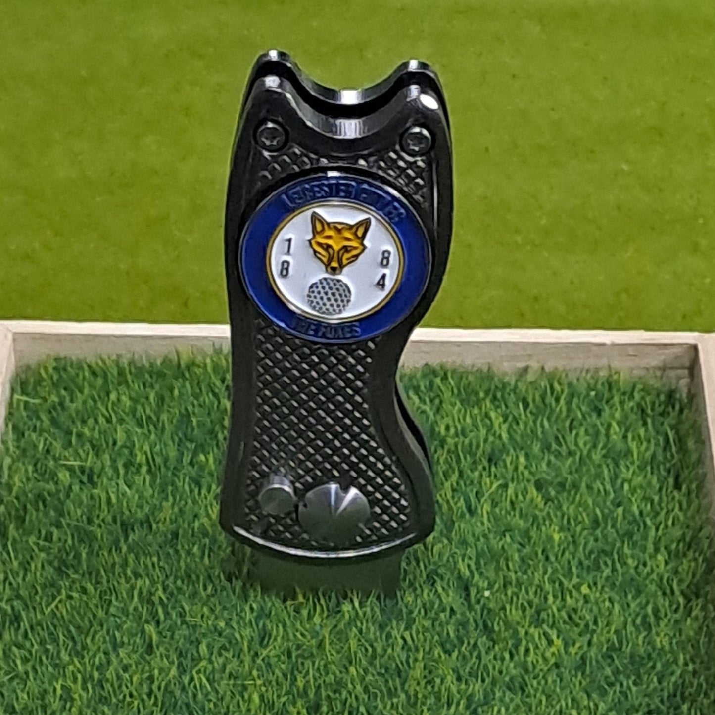 Leicester City Metal Golf Ball Marker with Pitch Mark Tool