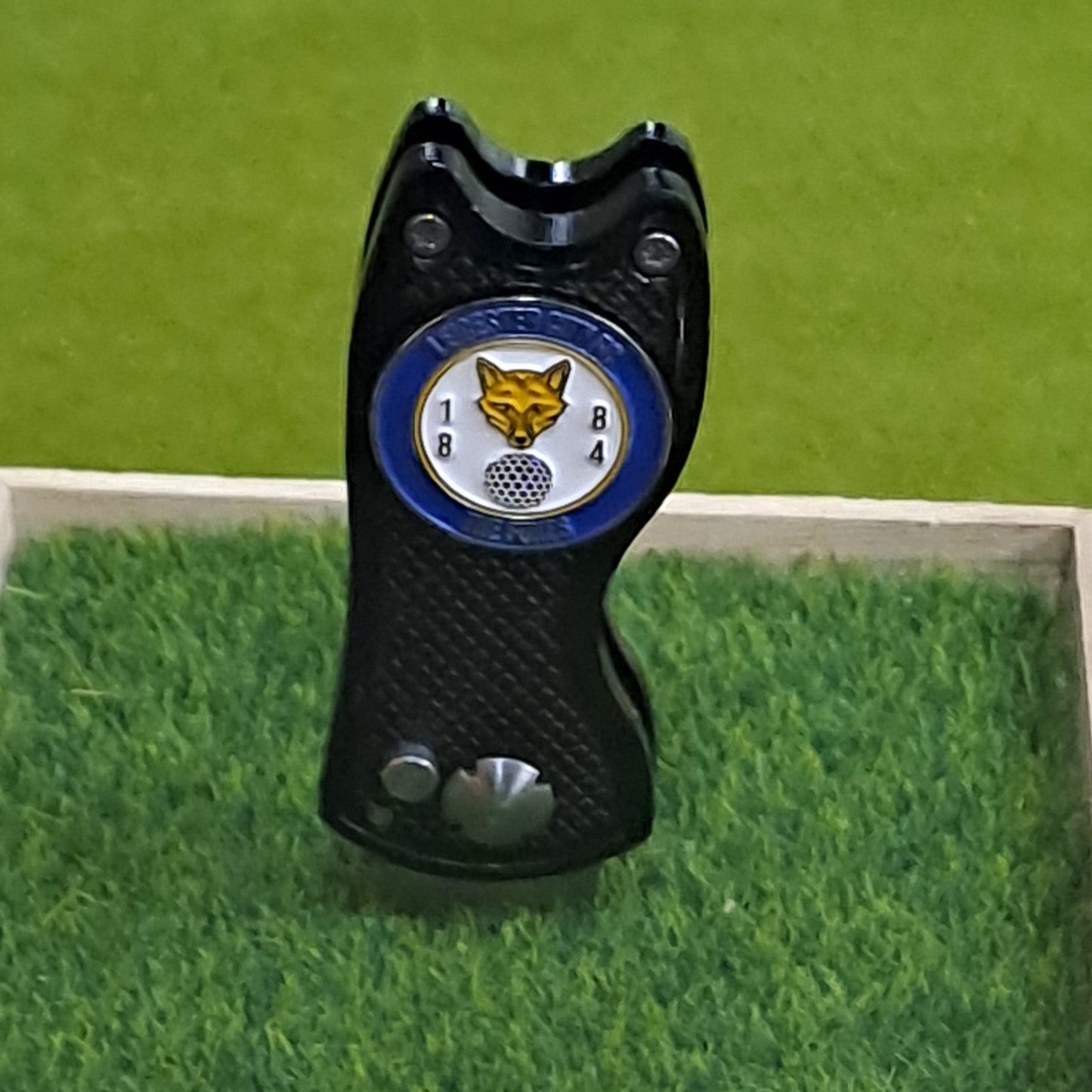 Leicester City Metal Golf Ball Marker with Pitch Mark Tool
