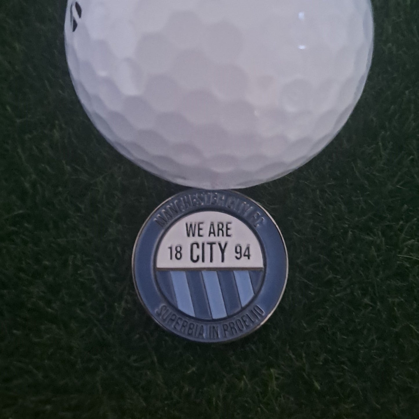 Manchester City Golf Ball Marker with Cap Clip