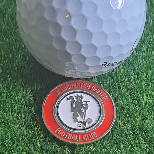Manchester United Golf Ball Marker with Cap Clip