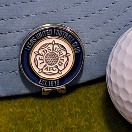 Leeds United Golf Ball Marker with Cap Clip
