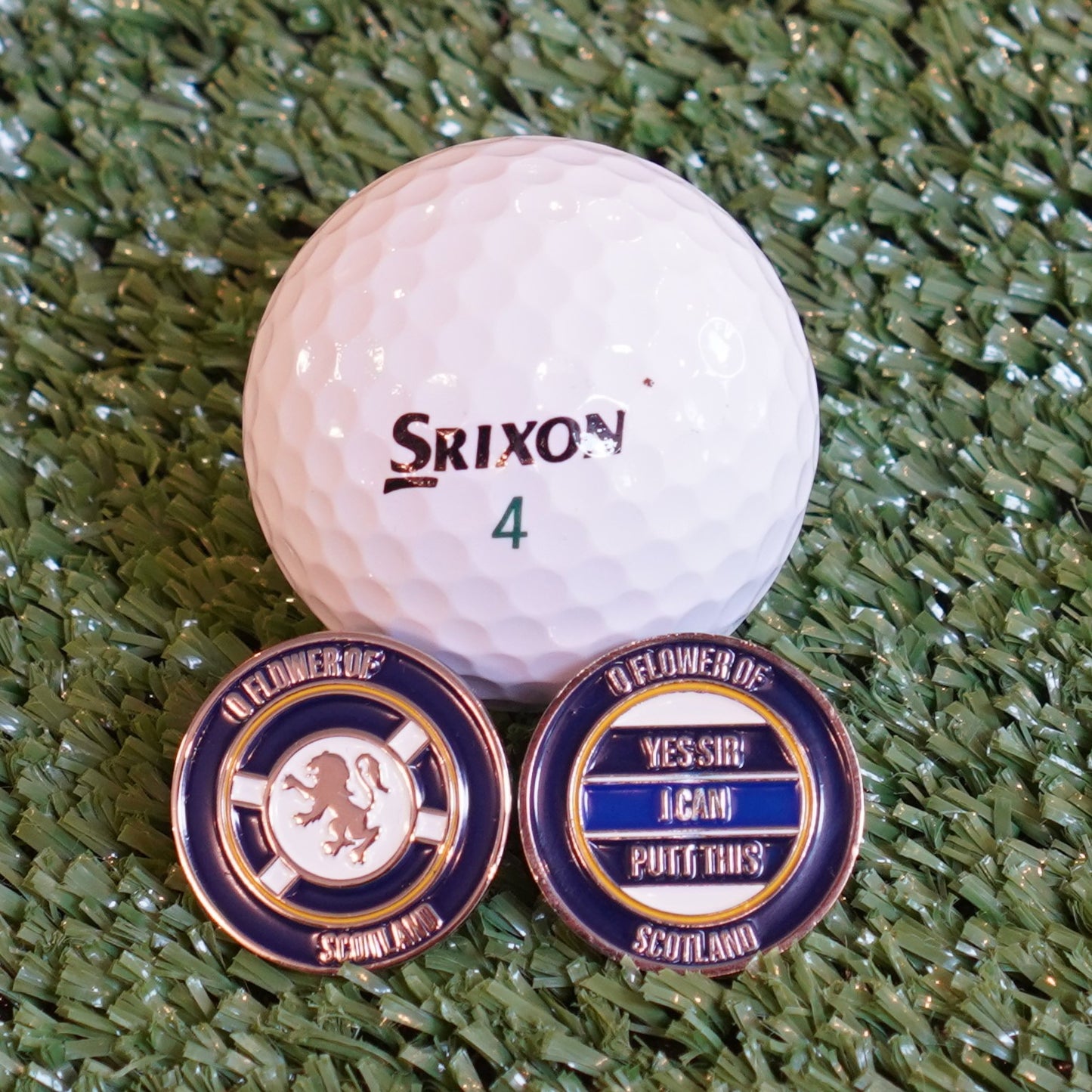 Scotland Football Golf Ball Marker
