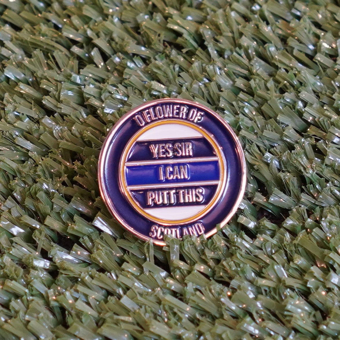Scotland Football Golf Ball Marker