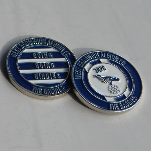 West Brom Metal Golf Ball Marker
