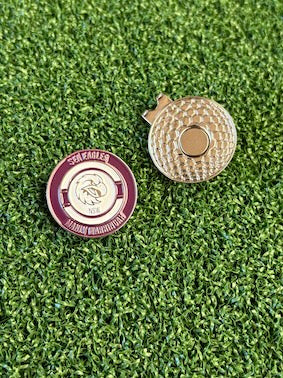 Manly Sea Eagles Metal Golf Ball Marker | Perfect Golf Gift  | NRL | Christmas Golf Gifts