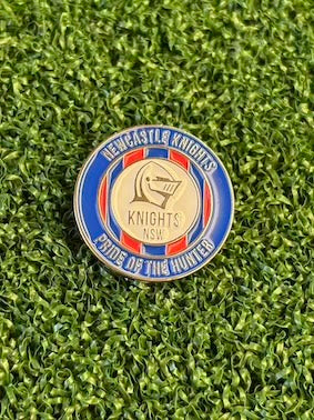 Newcastle Knights Metal Golf Ball Marker | Perfect Golf Gift  | NRL | Christmas Golf Gifts