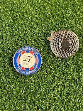 Newcastle Knights Metal Golf Ball Marker | Perfect Golf Gift  | NRL | Christmas Golf Gifts