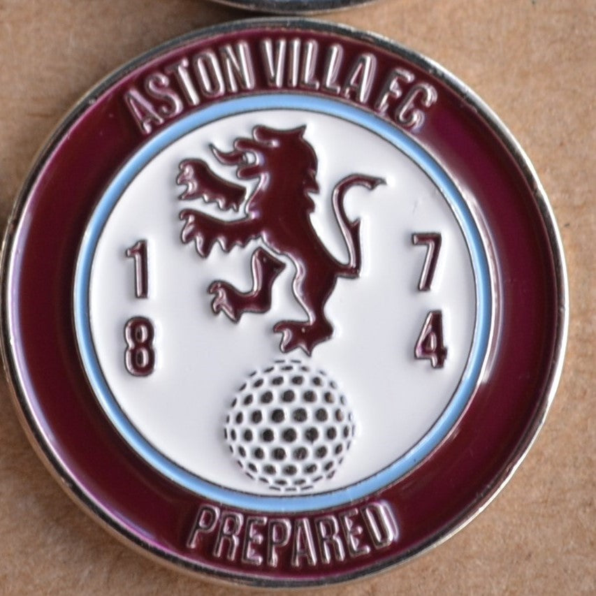 Aston Villa Golf Ball Marker with Cap Clip