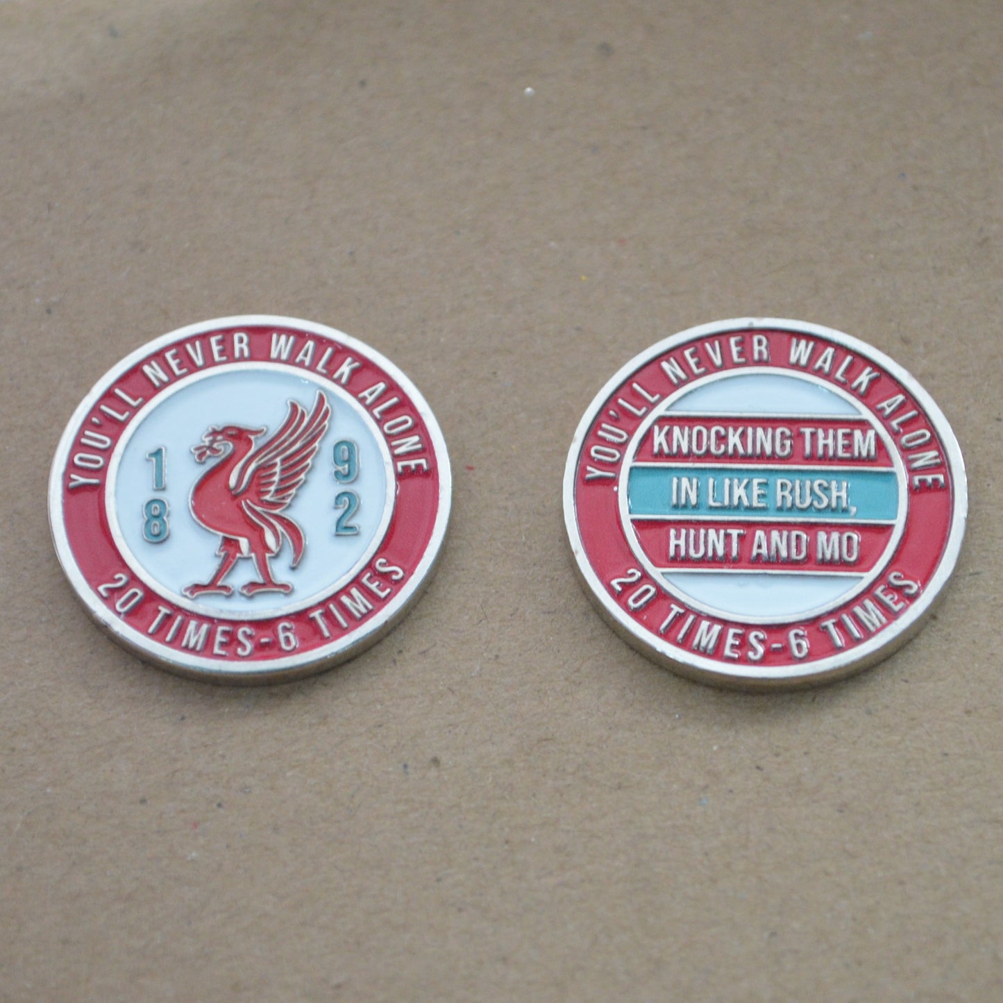 Liverpool Metal Golf Ball Marker