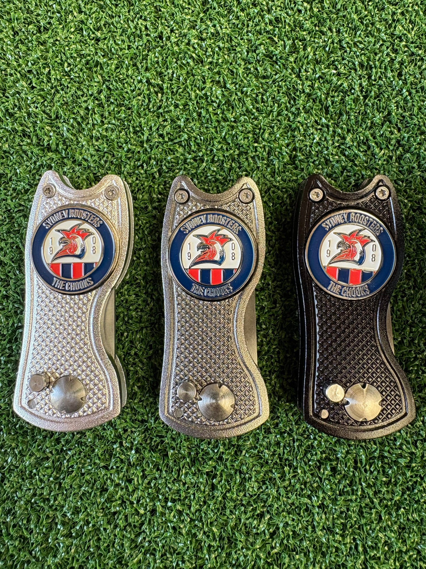 Sydney Roosters Metal Golf Ball Marker | Perfect Golf Gift  | NRL | Christmas Golf Gifts