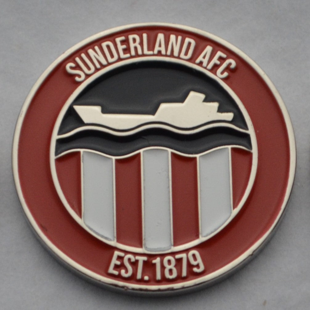 Sunderland Metal Golf Ball Marker with Pitch Mark Tool